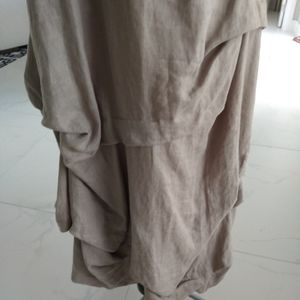 Sun Dress Linen Taupe